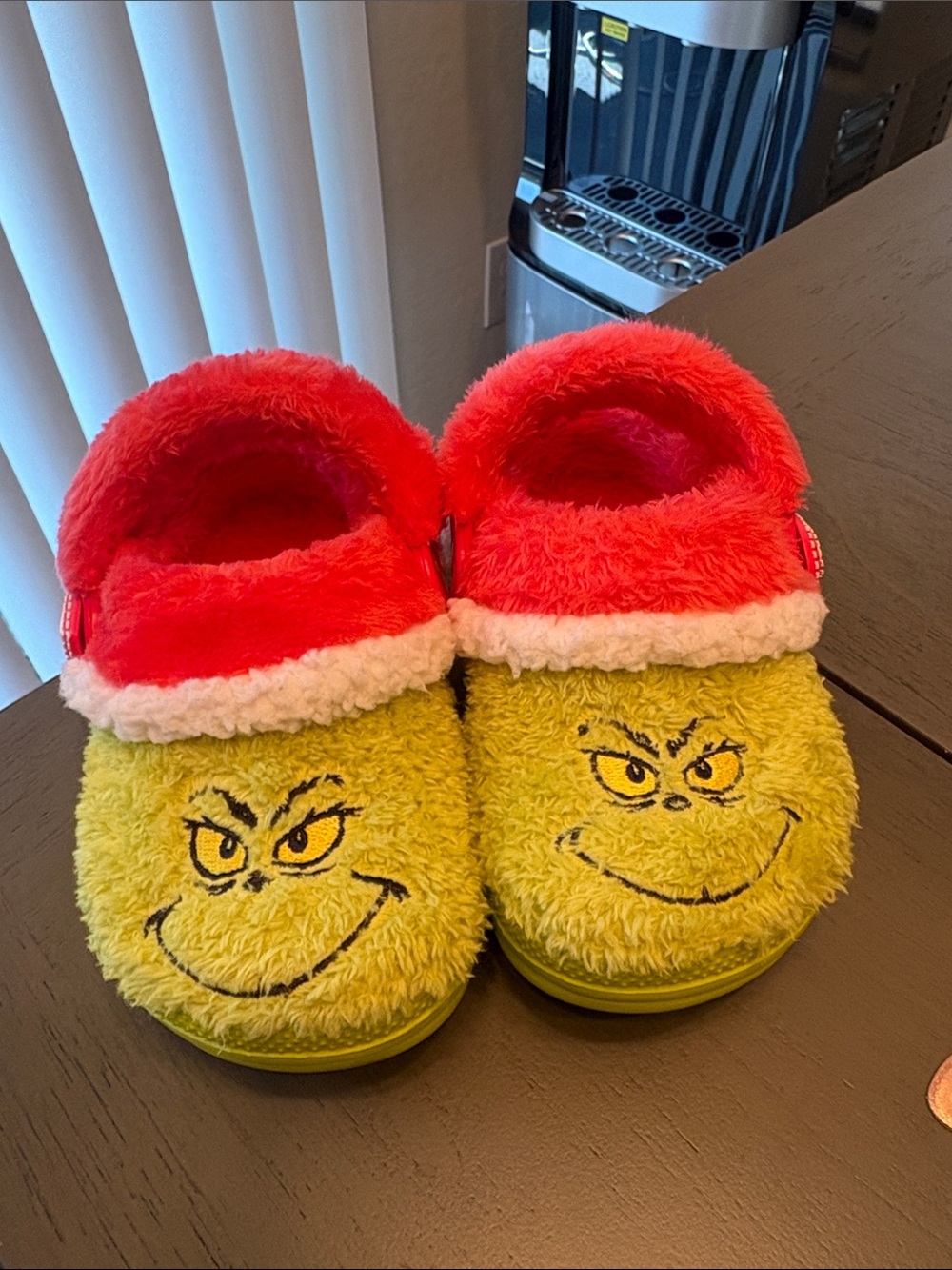 Grinch Fuzzy Crocs